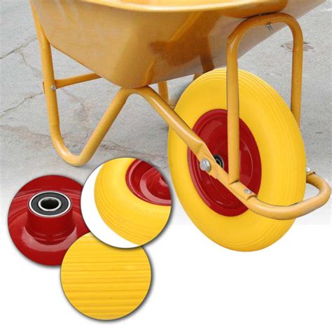Roues : en caoutchouc, pour chariot, pour brouette .